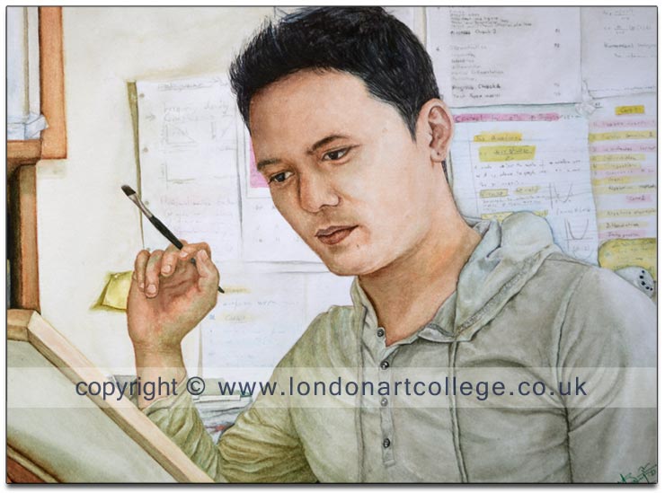 Portrait Painting Course Student Gallery London Art College